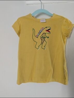 Hanna Andersson Yellow Dino Tee
